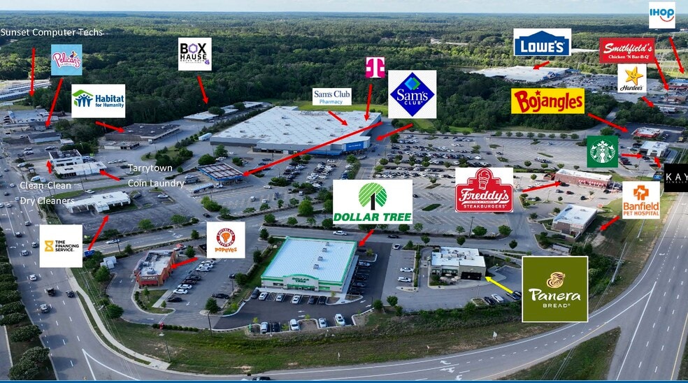 960 Tarrytown Ctr, Rocky Mount, NC à vendre - Aérien – Image 2 sur 2