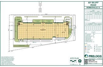 821 Bluff Rd, Romeoville, IL à louer Plan de site– Image 2 sur 2