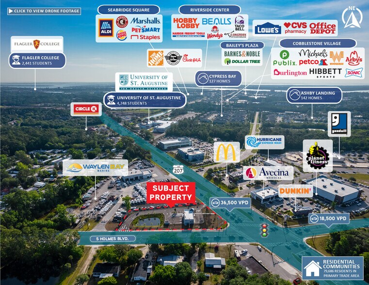 980 S Holmes Blvd, Saint Augustine, FL à vendre - Photo de l’immeuble – Image 3 sur 5