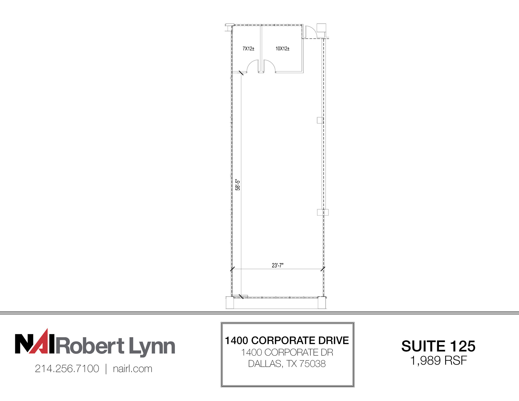 1400 Corporate Dr, Irving, TX à louer Plan d’étage– Image 1 sur 1
