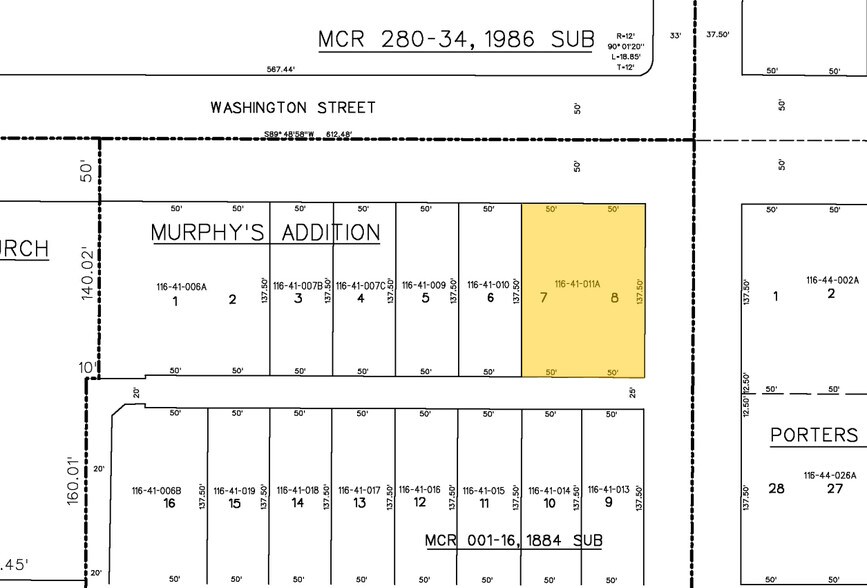 1027 E Washington St, Phoenix, AZ à louer - Plan cadastral – Image 3 sur 9