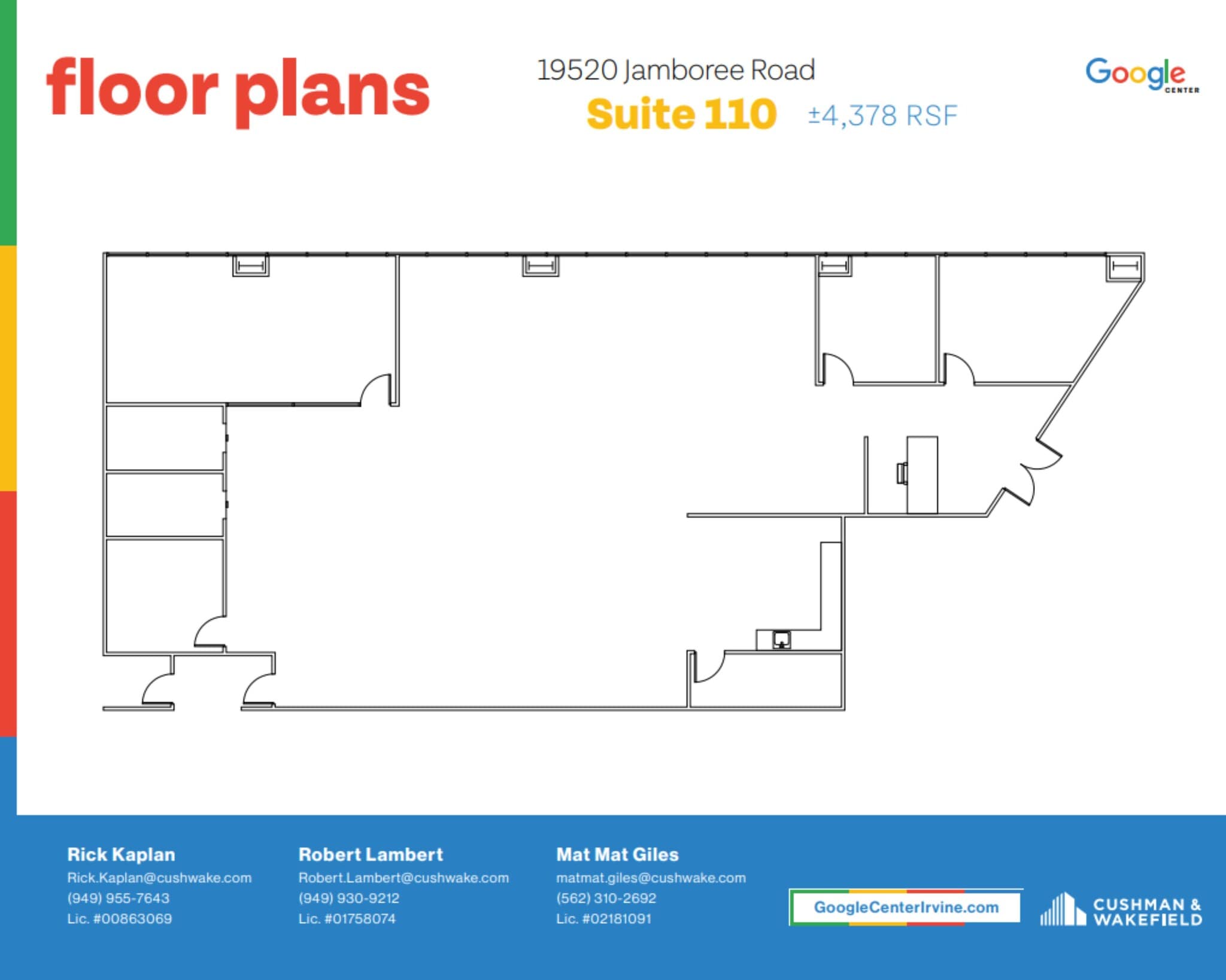 19520 Jamboree Rd, Irvine, CA à louer Plan d’étage– Image 1 sur 1