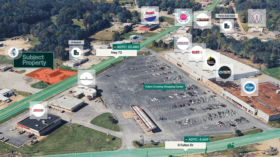 301 US 72, Corinth, MS à vendre - Photo de l’immeuble – Image 3 sur 3