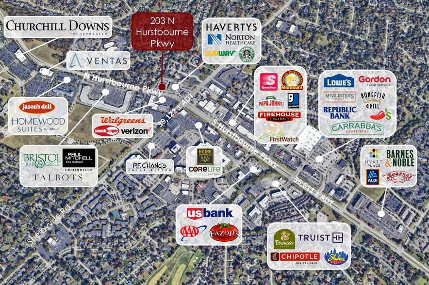 203 N Hurstbourne Pky, Louisville, KY à louer - Photo de l’immeuble – Image 2 sur 4