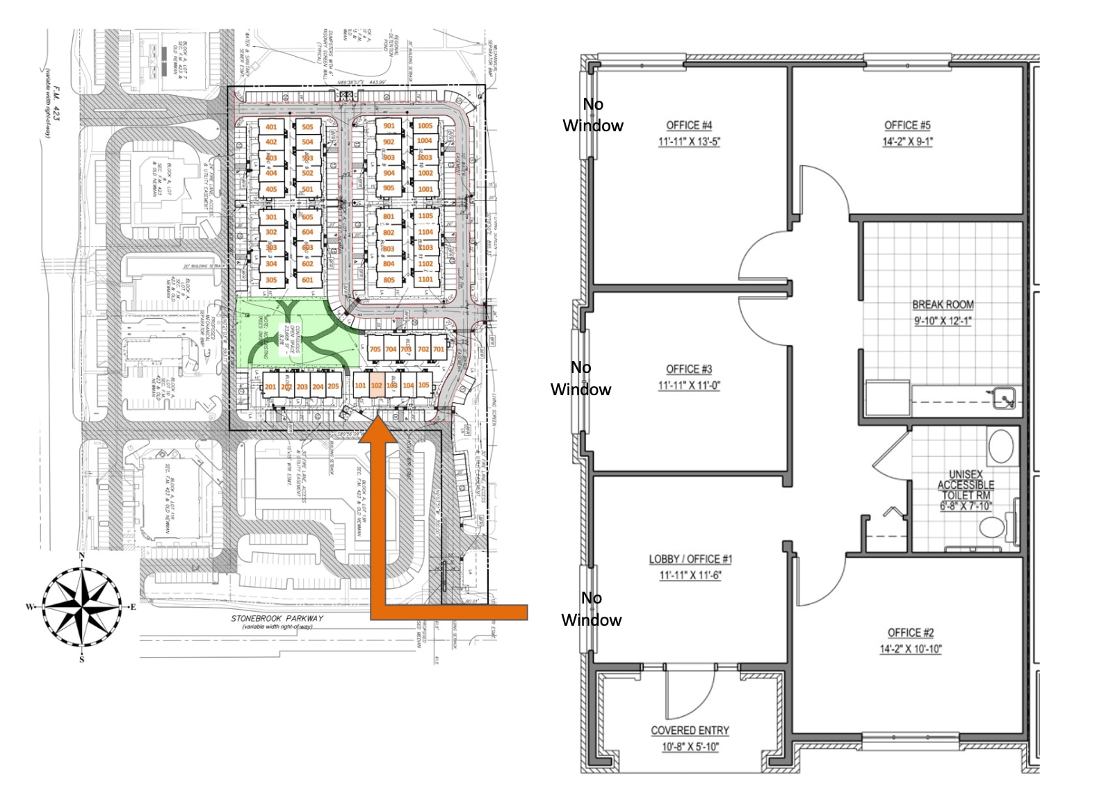 400 Stonebrook Pky, Frisco, TX à louer Plan d’étage– Image 1 sur 5