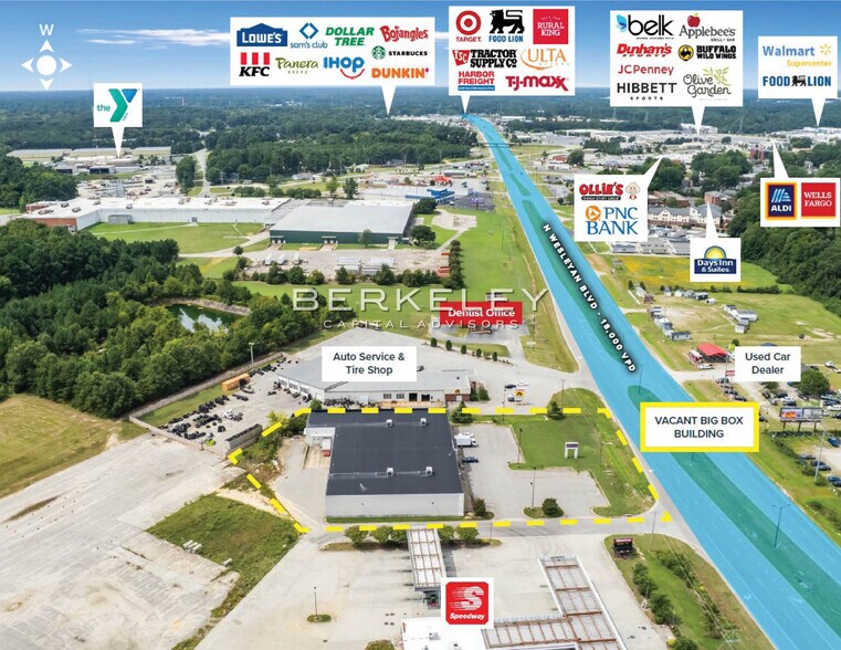 1473 N Wesleyan Blvd, Rocky Mount, NC à vendre - Photo de l’immeuble – Image 3 sur 8