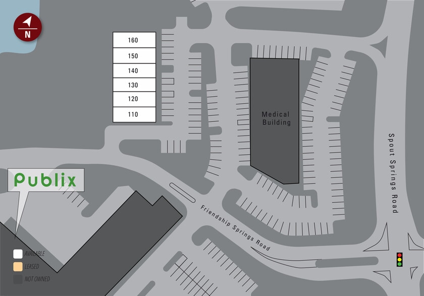 7320 Friendship Springs Blvd, Flowery Branch, GA à louer - Plan de site – Image 2 sur 2