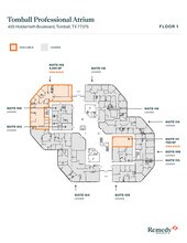 425 Holderrieth Blvd, Tomball, TX à louer Plan d’étage– Image 1 sur 1
