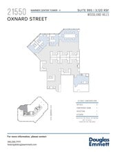 21550 Oxnard St, Woodland Hills, CA à louer Plan d’étage– Image 1 sur 1