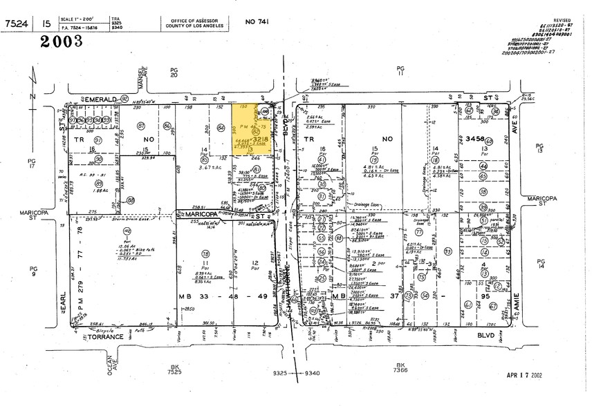 20821 Hawthorne Blvd, Torrance, CA à louer - Plan cadastral – Image 3 sur 12