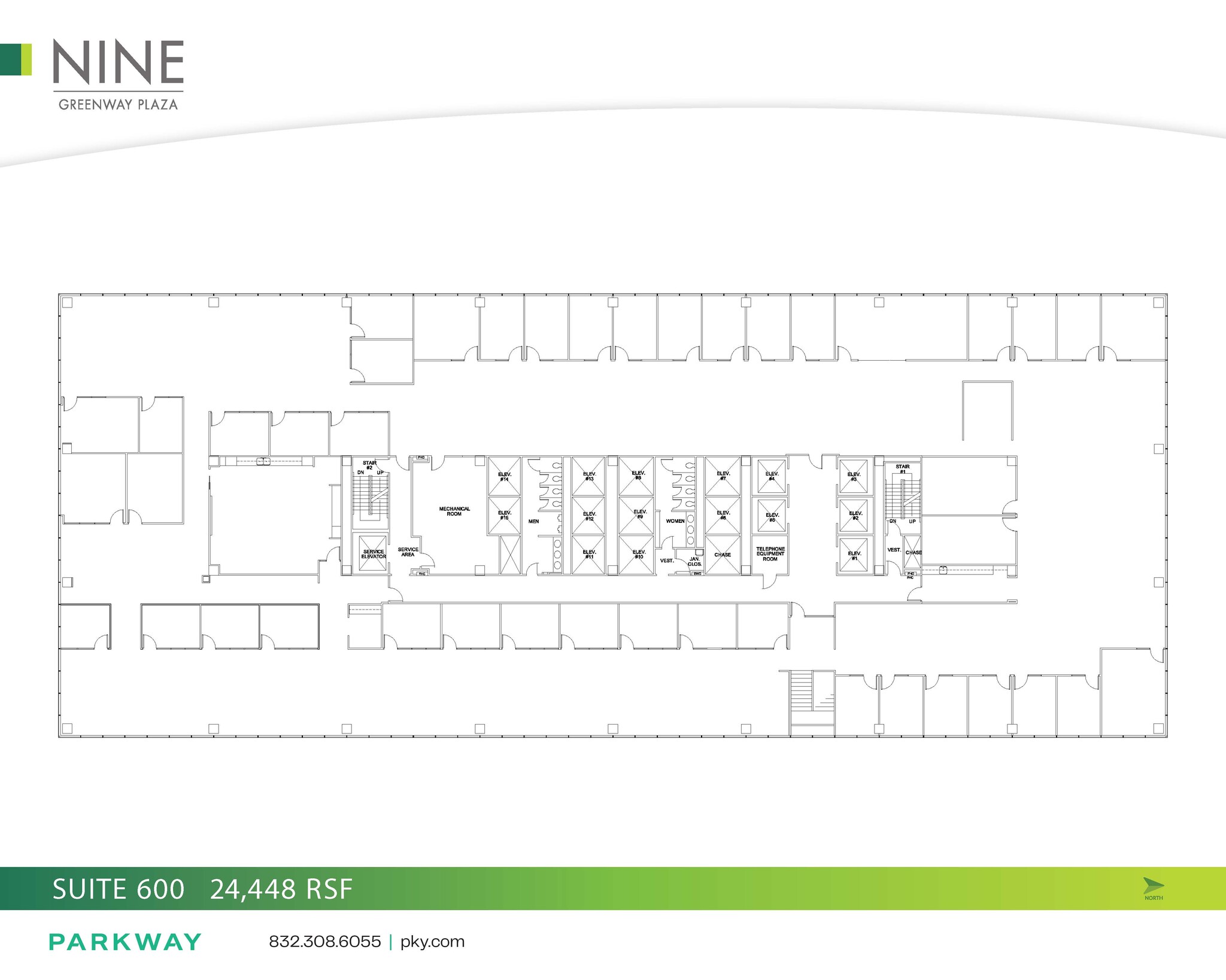 9 Greenway Plz, Houston, TX à louer Plan d’étage– Image 1 sur 1