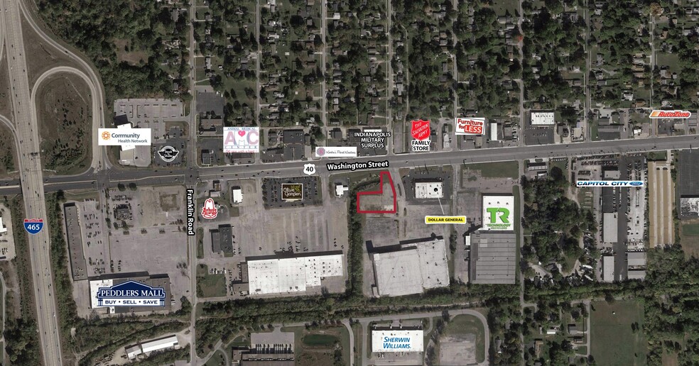 8235 E Washington St, Indianapolis, IN à louer - Aérien – Image 1 sur 2