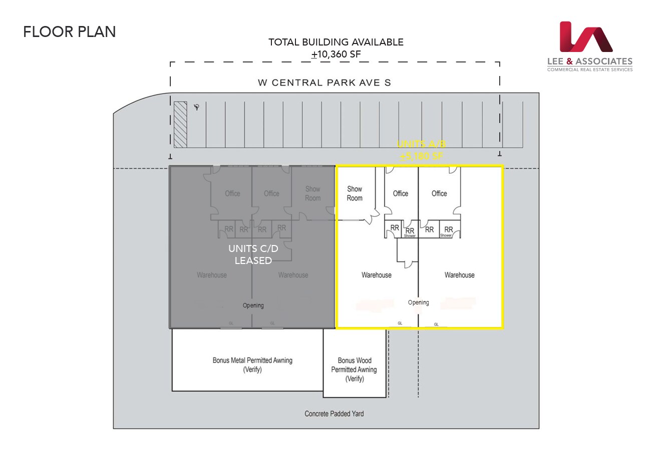 1428 W South Central Park Ave, Anaheim, CA à louer Plan d’étage– Image 1 sur 1