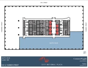 515 S Flower St, Los Angeles, CA à louer Plan d’étage– Image 1 sur 1
