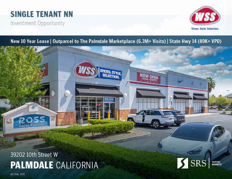 39202 10th St W, Palmdale, CA à vendre - Photo de l’immeuble – Image 1 sur 8
