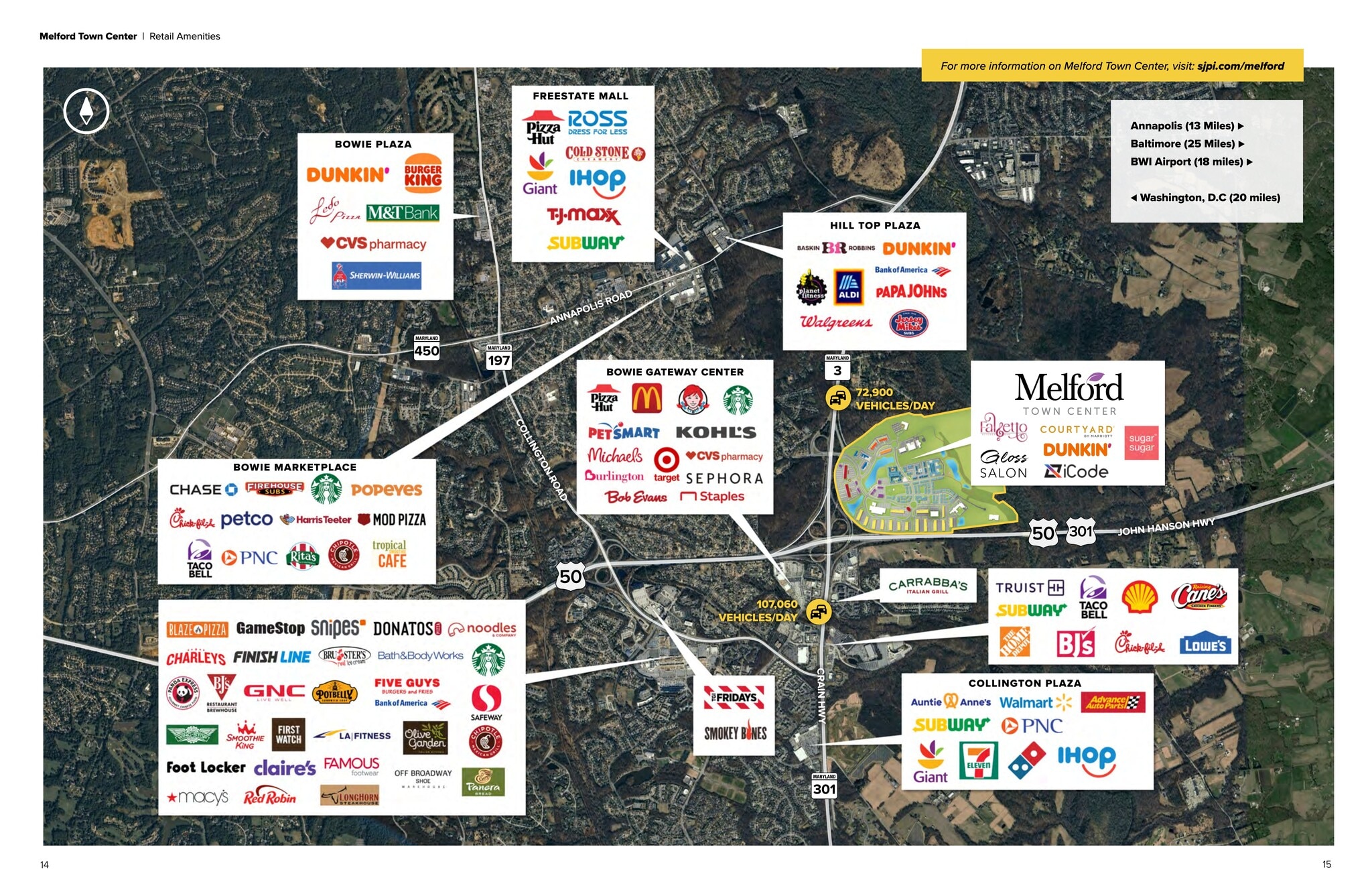 16901 Melford Blvd, Bowie, MD à louer Plan de site– Image 1 sur 4