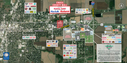 700 Broadway Ave E, Mattoon, IL - VUE AÉRIENNE  vue de carte - Image1