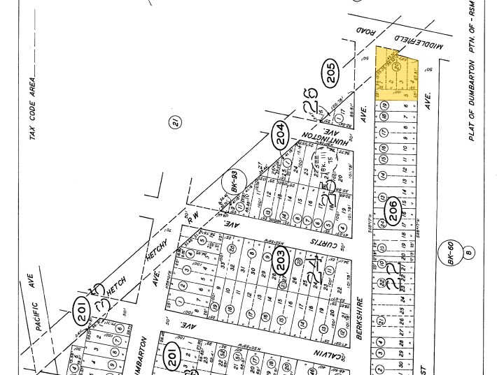 2950 Middlefield Rd, Redwood City, CA à louer - Plan cadastral – Image 2 sur 3