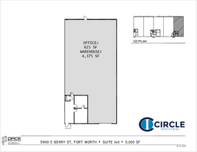 5848-5884 E Berry St, Fort Worth, TX à louer Plan d’étage– Image 1 sur 1