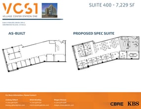 6380 S Fiddlers Green Cir, Greenwood Village, CO à louer Plan d’étage– Image 1 sur 2