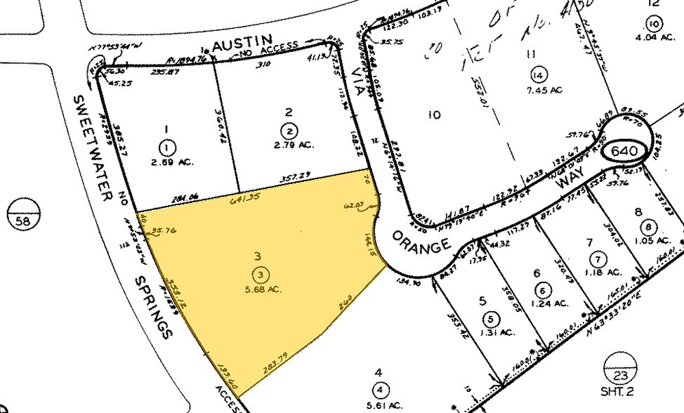 2810 Via Orange Way, Spring Valley, CA à louer - Plan cadastral – Image 2 sur 5