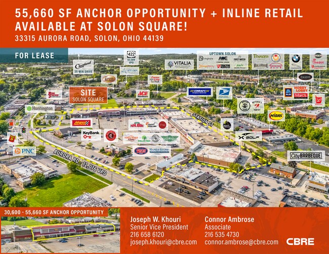 Plus de détails pour 33311-33631 Aurora Rd, Solon, OH - Local commercial à louer