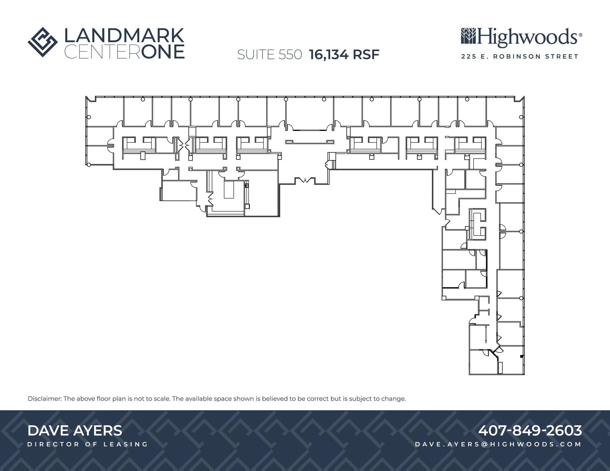 225 E Robinson St, Orlando, FL à louer Plan de site– Image 1 sur 1