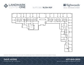 225 E Robinson St, Orlando, FL à louer Plan de site– Image 1 sur 1