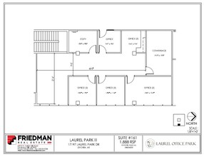 17197 N Laurel Park Dr, Livonia, MI à louer Plan d’étage– Image 1 sur 2