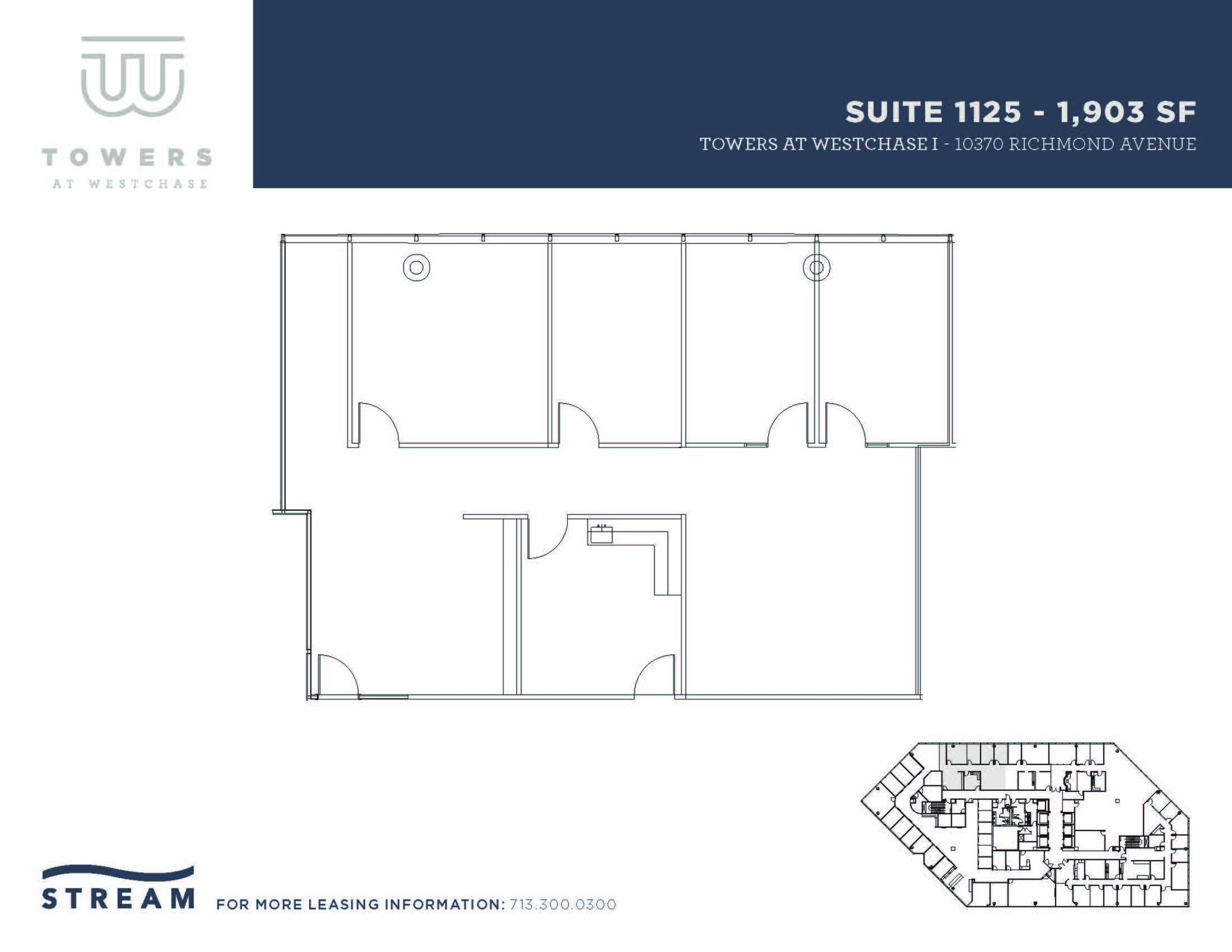 10370 Richmond Ave, Houston, TX à louer Plan d’étage– Image 1 sur 1