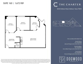 16415 Addison Rd, Addison, TX à louer Plan d’étage– Image 1 sur 1