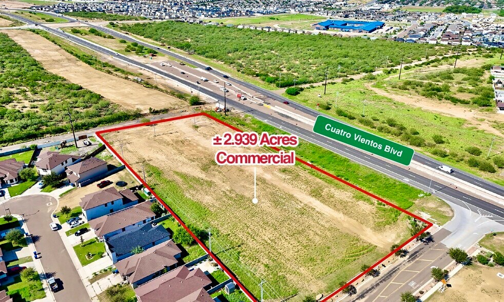 3301 Cuatro Vientos Blvd, Laredo, TX à vendre - Aérien – Image 3 sur 6