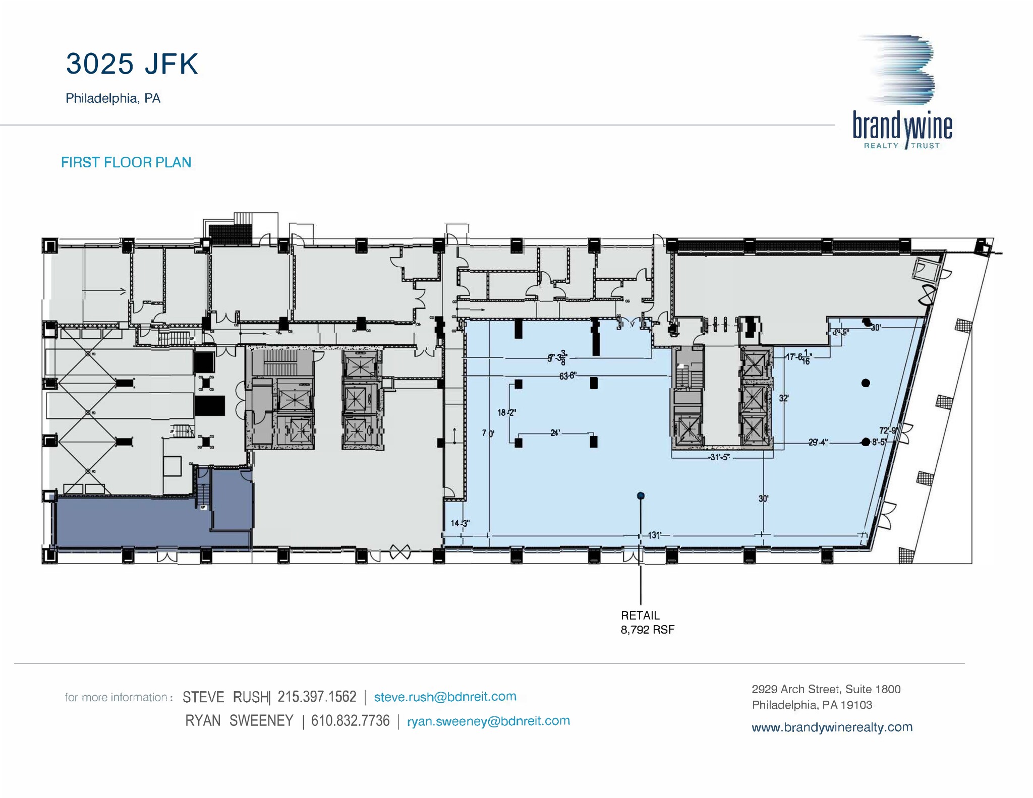 3025 John F Kennedy Blvd, Philadelphia, PA à louer Plan de site– Image 1 sur 1