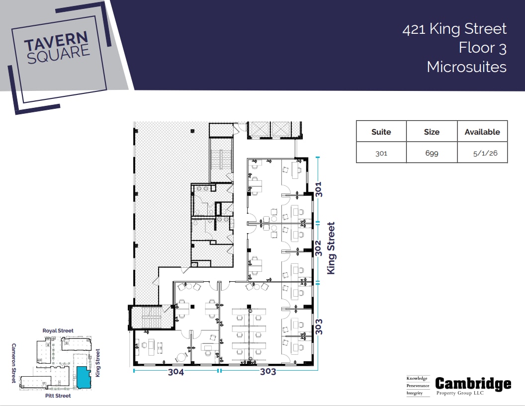 123 N Pitt St, Alexandria, VA à louer Plan d’étage– Image 1 sur 1