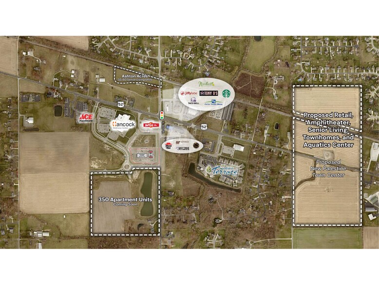 6073 W US Highway 52, New Palestine, IN à louer - Aérien – Image 3 sur 7