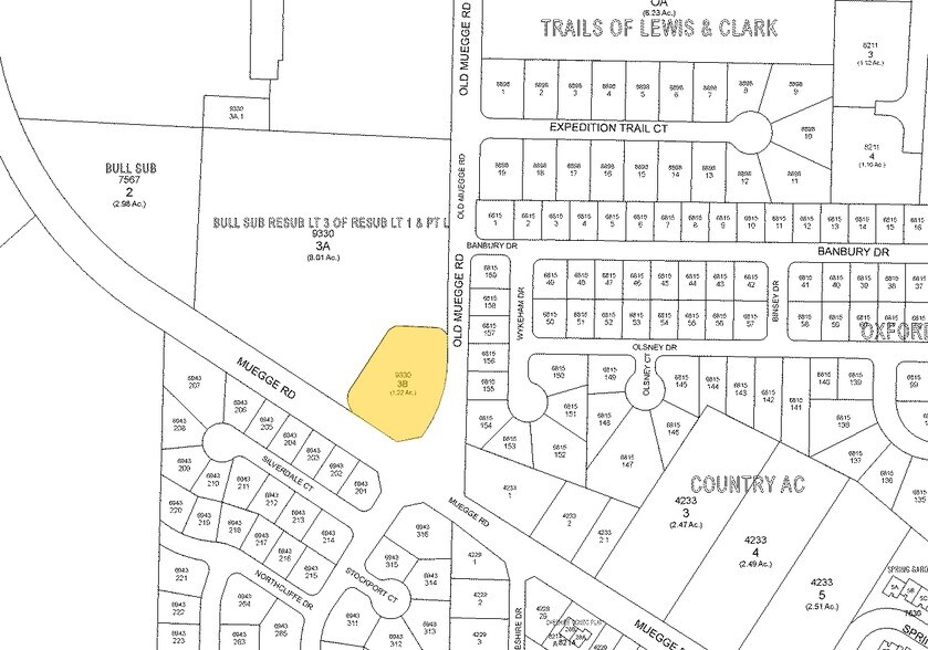 2601 Old Muegge Rd, Saint Charles, MO à vendre - Plan cadastral – Image 2 sur 3