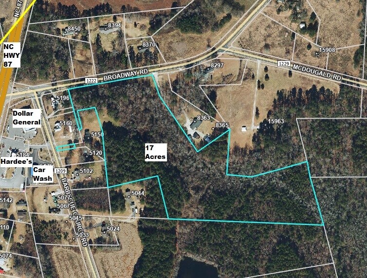 5150 Barbecue Church Rd, Sanford, NC à vendre - Aérien – Image 1 sur 23