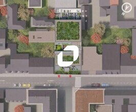 Paris - VUE AÉRIENNE  vue de carte