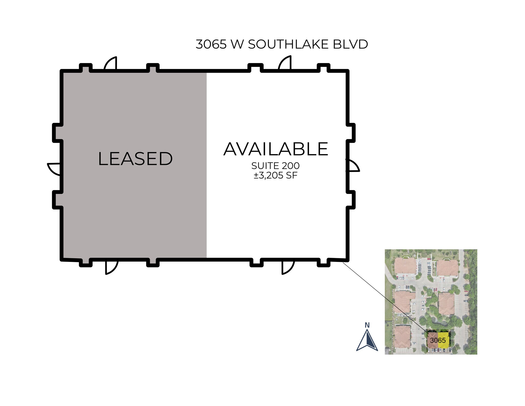 3065 W Southlake Blvd, Southlake, TX à louer Plan d’étage– Image 1 sur 2