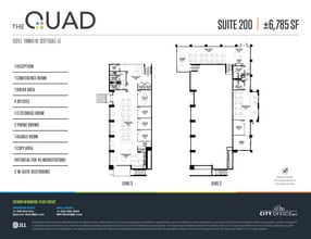 6320 E Thomas Rd, Scottsdale, AZ à louer Plan d’étage– Image 1 sur 1