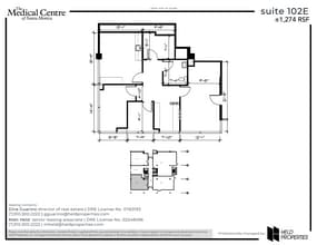 2021 Santa Monica Blvd, Santa Monica, CA à louer Plan d’étage– Image 1 sur 2