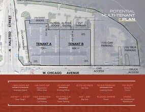700 W Chicago Ave, Chicago, IL à louer Plan de site– Image 1 sur 1