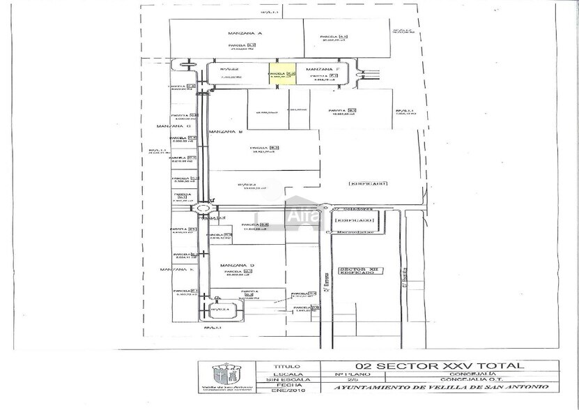 Terrain dans Velilla de San Antonio, Madrid à vendre - Plan d’étage – Image 1 sur 2