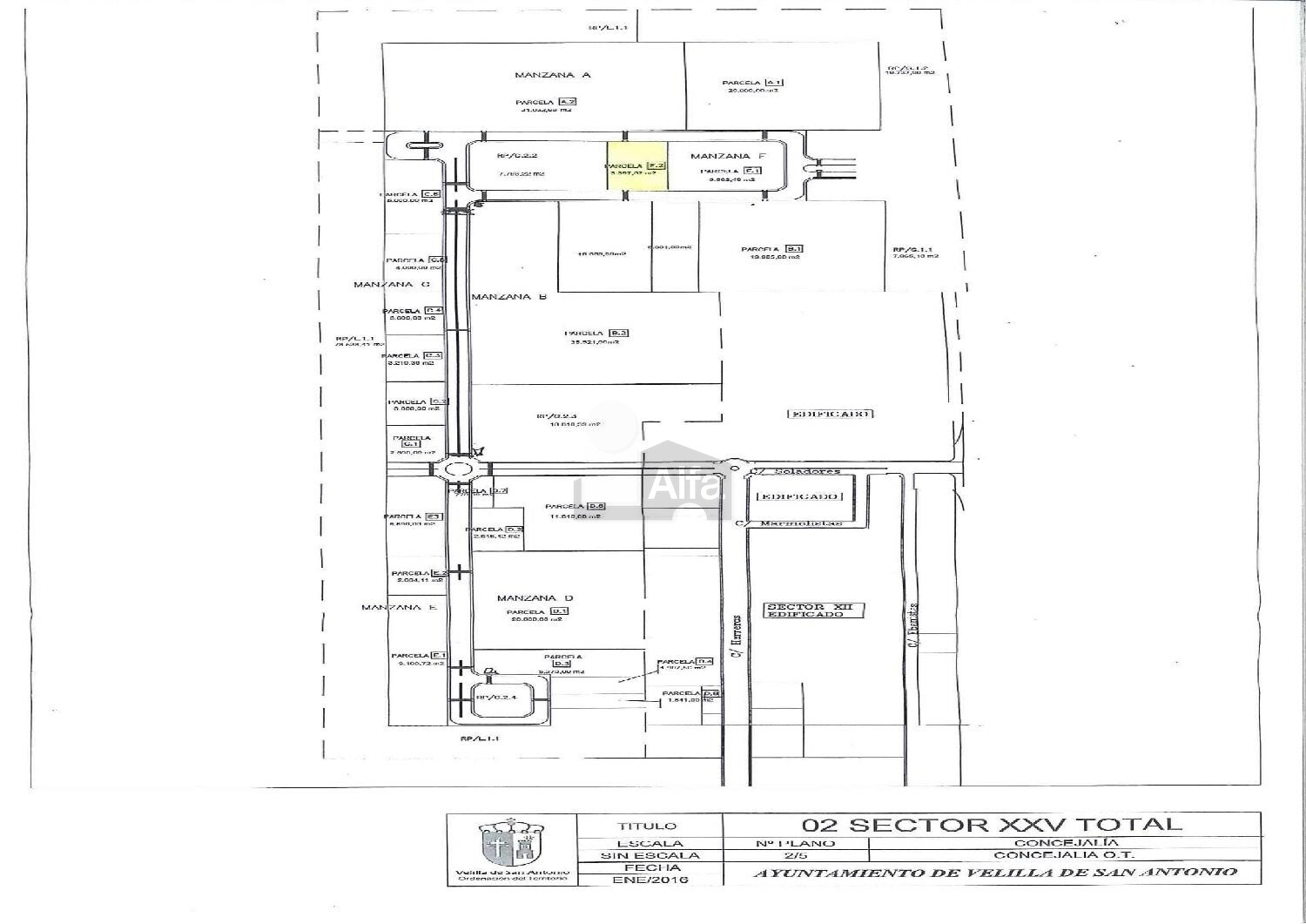 Terrain dans Velilla de San Antonio, Madrid à vendre Plan d’étage– Image 1 sur 3
