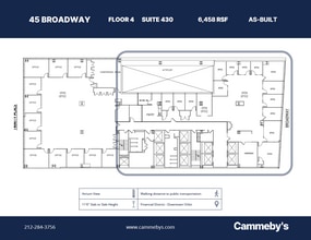45 Broadway, New York, NY à louer Plan d’étage– Image 1 sur 1