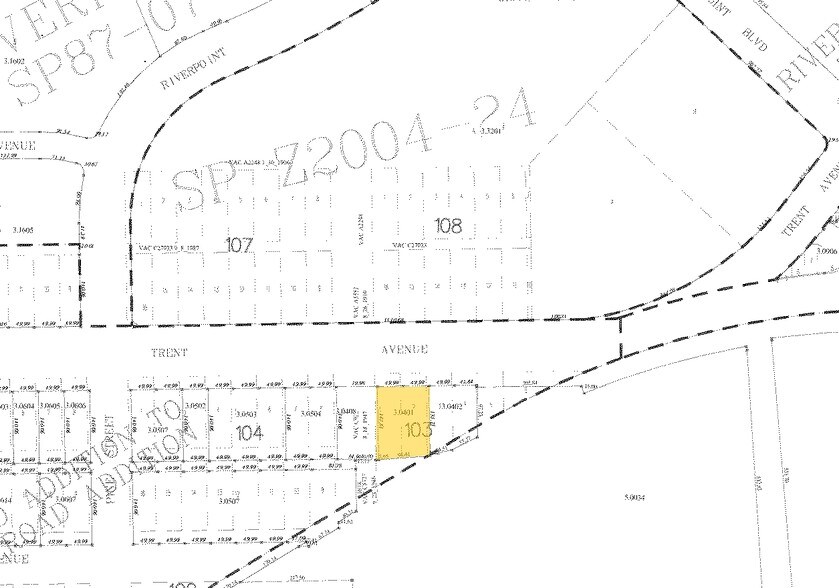 202 E Spokane Falls Blvd, Spokane, WA à louer - Plan cadastral – Image 2 sur 2