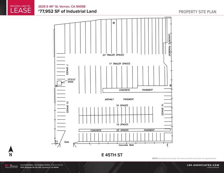 2625 E 45th St, Vernon, CA à louer - Plan de site – Image 2 sur 2