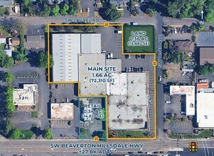 10375 SW Beaverton-Hillsdale Hwy, Beaverton, OR - Vue aérienne  vue de carte - Image1