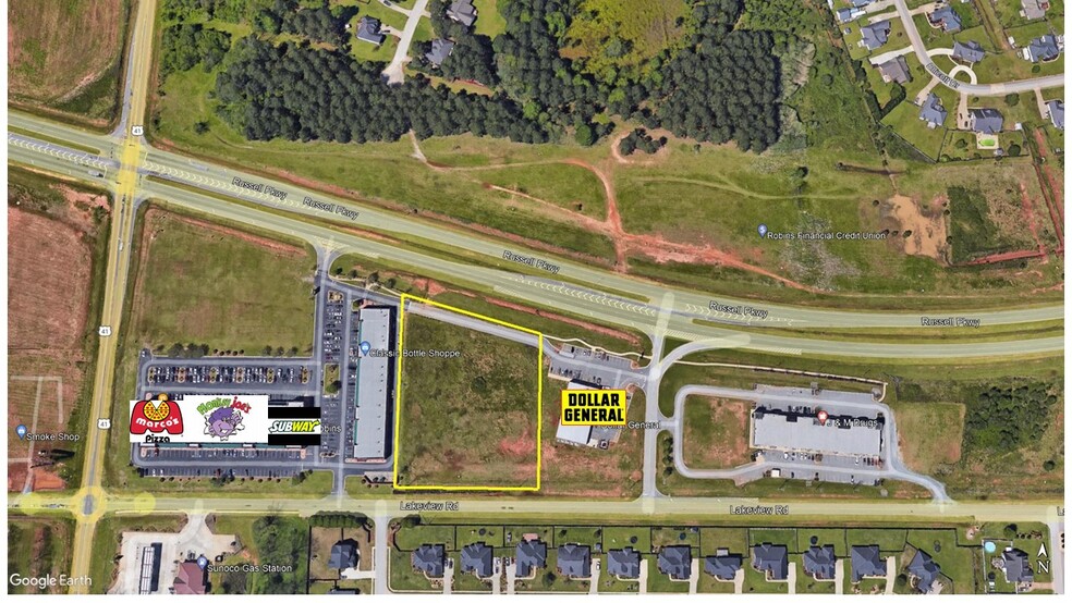 Russell Pkwy, Warner Robins, GA à vendre - Aérien – Image 1 sur 1