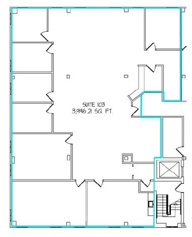 771 Cuthbert Rd, Cherry Hill, NJ à louer Plan d’étage– Image 1 sur 1